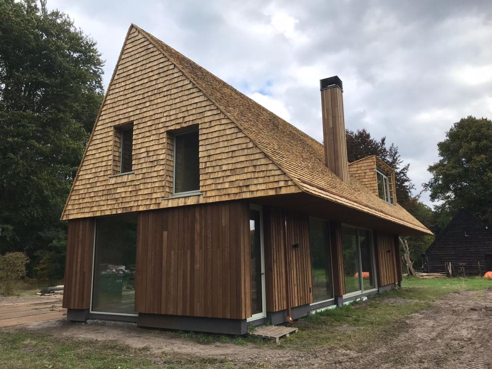 Nieuws - Oplevering Ecologische houten familiewoning, Hierden