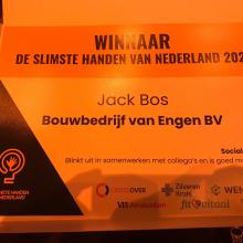 Nieuws: Timmerman Jack Bos in de prijzen bij Slimste Handen van Nederland!