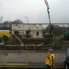 Bouwbedrijf van Engen - Ecologische woning, Aerdenhout - Beton storten