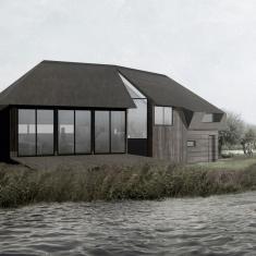 Bouwbedrijf van Engen - Duurzame dijk woning, het Groene Hart - Impressie Mirck Architecture